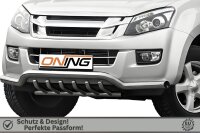 Frontbügel mit Unterbodenschutz für Isuzu D-Max II 2012-2016 70mm breit Gutachten