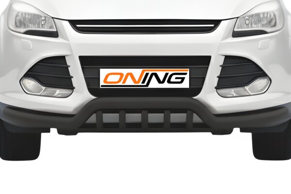 Frontbügel mit Unterbodenschutz für Ford Kuga DM2 II 2013-2016 SCHWARZ 70mm breit
