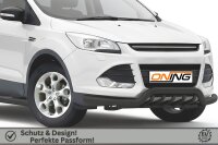Frontbügel mit Unterbodenschutz für Ford Kuga DM2 II 2013-2016 SCHWARZ 70mm breit