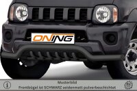 Frontbügel mit Unterbodenschutz für Suzuki Jimny FJ 2012-2018 SCHWARZ 70mm breit Gutachten