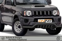 Frontbügel mit Unterbodenschutz für Suzuki Jimny FJ 2012-2018 SCHWARZ 70mm breit Gutachten