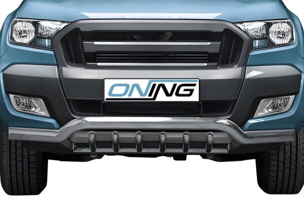 Frontbügel mit Unterbodenschutz für Ford Ranger 2016-2022 70mm Gutachten