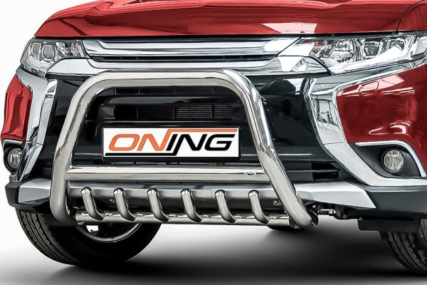 Frontbügel mit Unterbodenschutz für Mitsubishi Outlander 2015-2018 70mm Gutachten