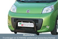 Frontbügel Edelstahl schwarz für Fiat Fiorino...
