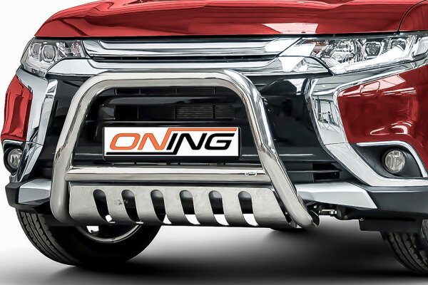 Frontbügel mit Unterfahrschutz für Mitsubishi Outlander 2015-2018 70mm Gutachten