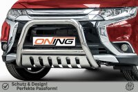 Frontbügel mit Unterfahrschutz für Mitsubishi Outlander 2015-2018 70mm Gutachten